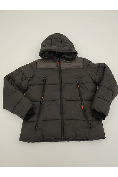 Geographical Norway Černá prošívaná zimní bunda s kapucí a zipem Vel. Large | Geographical Norway | obrázek 2
