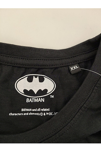 Černé bavlněné pánské tričko s krátkým rukávem a potiskem Jokera Vel. XXL | Unimoda | obrázek 4