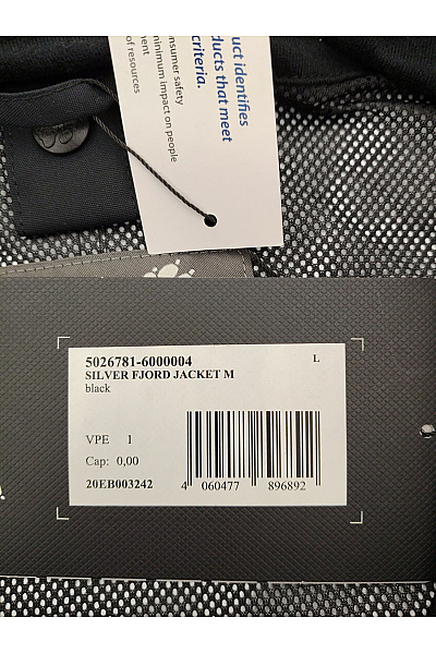 Jack Wolfskin Černá pánská outdoorová bunda s kapucí Vel. L | Jack Wolfskin | obrázek 8