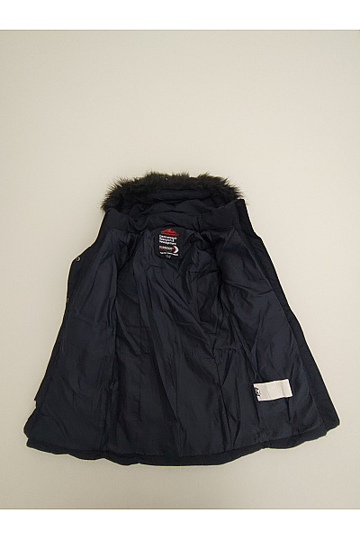 Geographical Norway Dívčí zimní bunda s kapucí a kožíškem Velikost US 8Y | Geographical Norway | obrázek 2