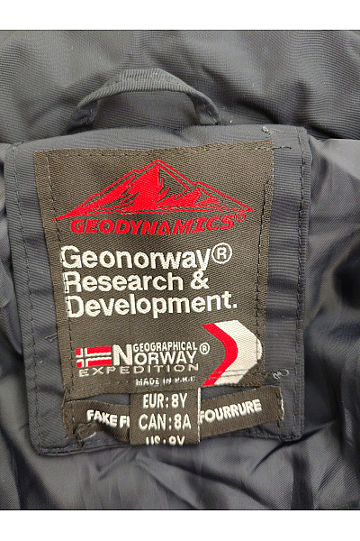 Geographical Norway Dívčí zimní bunda s kapucí a kožíškem Velikost US 8Y | Geographical Norway | obrázek 5