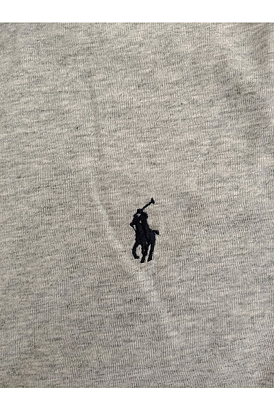 Ralph Lauren Pánské šedé bavlněné tričko s dlouhým rukávem basic Velikost M | Ralph Lauren | obrázek 2