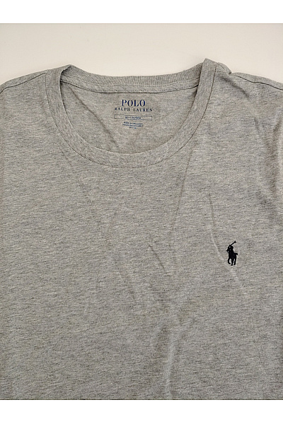 Ralph Lauren Pánské šedé bavlněné tričko s dlouhým rukávem basic Velikost M | Ralph Lauren | obrázek 3