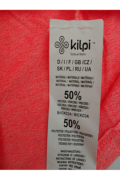 Kilpi Dámské růžové tričko s krátkým rukávem a potiskem srdce Velikost EU 38 | kilpi | obrázek 6