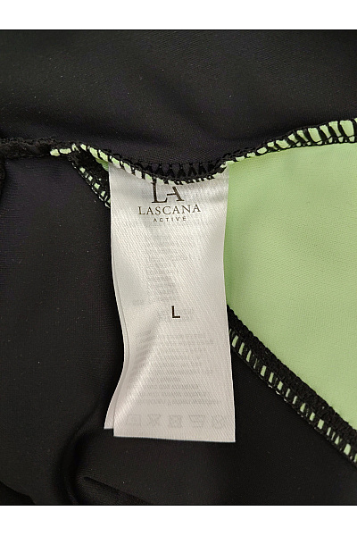Lasca Černé sportovní tílko crop top s nápisem Velikost L | Lasca | obrázek 9