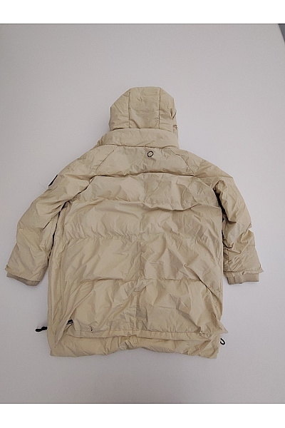 Alife and kickin Béžová oversize zimní puffer bunda s kapucí Vel. EU XL | alife and kickin | obrázek 9