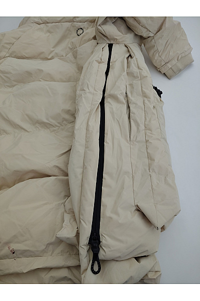 Alife and kickin Béžová oversize zimní puffer bunda s kapucí Vel. EU XL | alife and kickin | obrázek 11