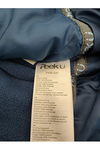 PEAK Dětská modrá outdoorová zimní bunda Vel. EU 14 / 164 | PEAK | obrázek 10