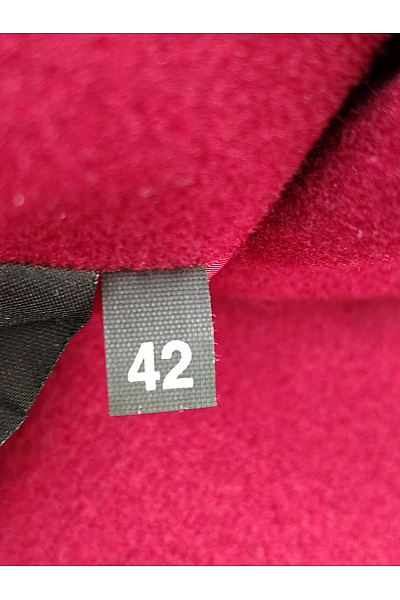 Nife Červený dvouřadý dlouhý elegantní kabát Velikost EU 42 | Nife | obrázek 7