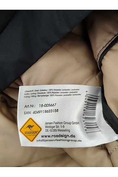 Černá dlouhá prošívaná zimní bunda s kapucí Vel. XXL | Unimoda | obrázek 7