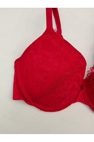 La Senza Červená krajková kosticová podprsenka Vel. EU 32D | La Senza | obrázek 3