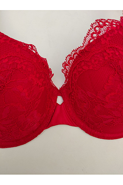 La Senza Červená krajková kosticová podprsenka Vel. EU 32D | La Senza | obrázek 7