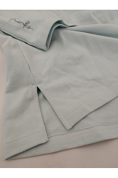 RÖSCH Dámské bavlněné tričko s dlouhým rukávem zelené basic oversize Velikost DE 38 | RÖSCH | obrázek 7