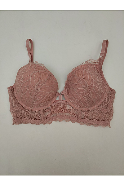 Lasca Růžová krajková push up podprsenka korzetová Velikost EU 85 B | Lasca | obrázek 2