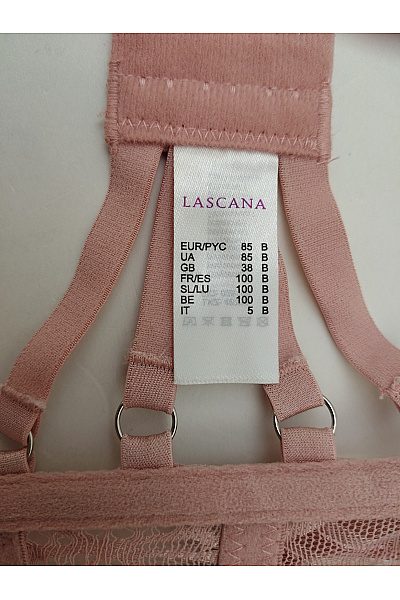 Lasca Růžová krajková push up podprsenka korzetová Velikost EU 85 B | Lasca | obrázek 8