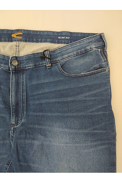 Camel active Pánské modré džínové kraťasy slim fit bavlněné Vel. EU 48 | camel active | obrázek 3