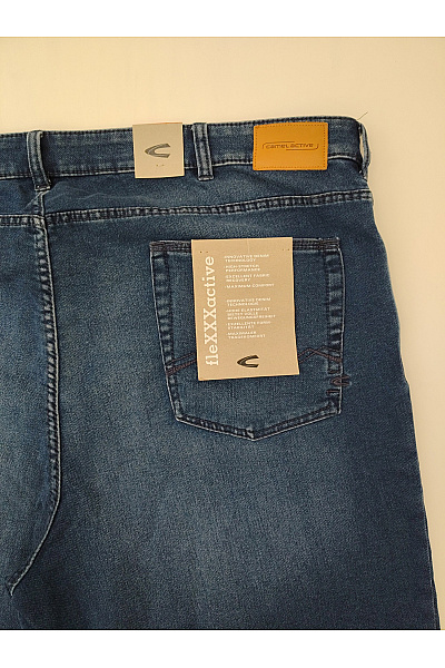 Camel active Pánské modré džínové kraťasy slim fit bavlněné Vel. EU 48 | camel active | obrázek 9