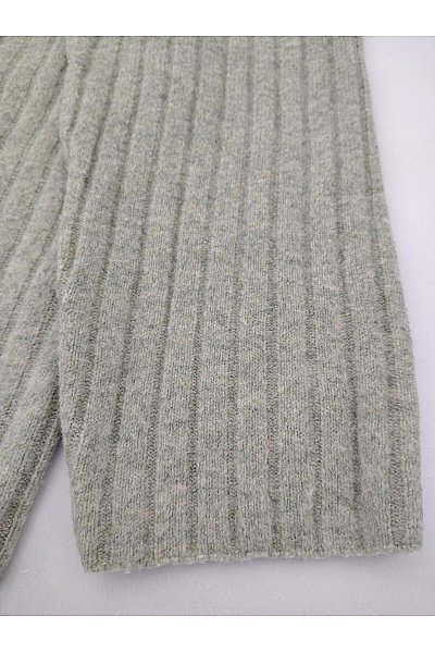 ONLY Dámský khaki žebrovaný pulovr s dlouhým rukávem Vel. XL | ONLY | obrázek 3