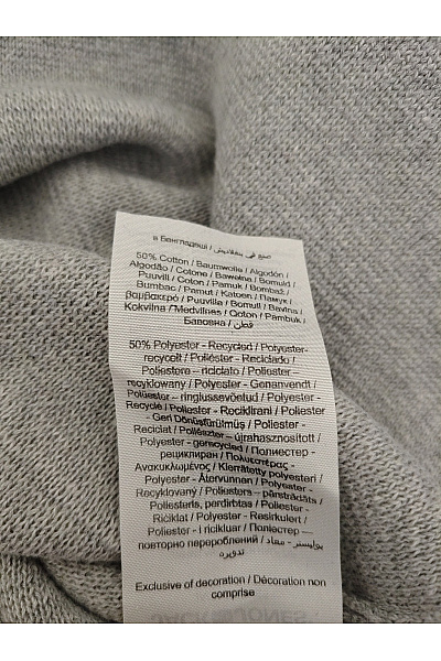 JACK & JONES Šedý dámský pulovr se stojáčkem na zip basic Vel. L | JACK & JONES | obrázek 6