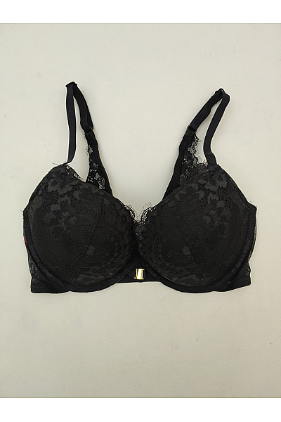 La Senza Černá krajková push up podprsenka se zapínáním vpředu | La Senza | obrázek 2