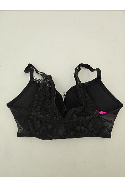La Senza Černá krajková push up podprsenka se zapínáním vpředu | La Senza | obrázek 4