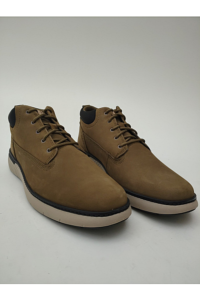Timberland Pánské kotníkové kožené polobotky khaki vycházkové šněrovací | Timberland | obrázek 2