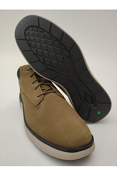 Timberland Pánské kotníkové kožené polobotky khaki vycházkové šněrovací | Timberland | obrázek 3