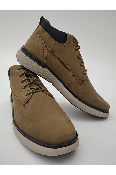 Timberland Pánské kotníkové kožené polobotky khaki vycházkové šněrovací | Timberland | obrázek 5