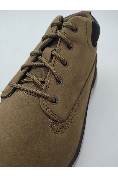 Timberland Pánské kotníkové kožené polobotky khaki vycházkové šněrovací | Timberland | obrázek 8