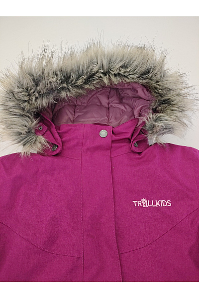 TROLLKIDS Fialová dívčí zimní outdoorová bunda s kapucí Velikost EU 140 | TROLLKIDS | obrázek 5