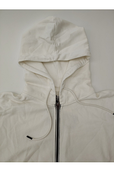 Camel active Bílá bavlněná dámská mikina na zip s kapucí a klokaní kapsou Vel. XL | camel active | obrázek 5