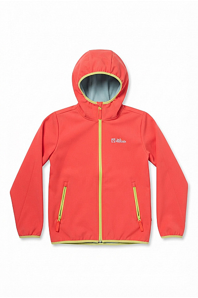 Jack Wolfskin Dívčí Softshellová Outdoorová Bunda