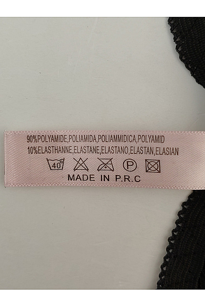 JUST FOR VICTORIA Černé krajkové kalhotky s mašličkou Vel. EU XXL | JUST FOR VICTORIA | obrázek 7
