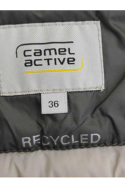 Camel active Dámská prošívaná khaki bunda s kapucí a zipem Velikost EU 36 | camel active | obrázek 9