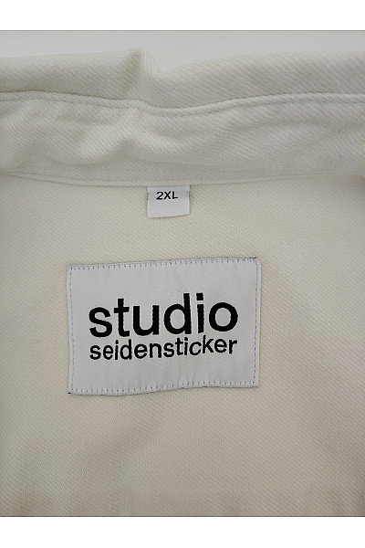 STUDIO SEIDENSTICKER Béžová bavlněná pánská košile s dlouhým rukávem oversized Vel. 2XL | STUDIO SEIDENSTICKER | obrázek 6