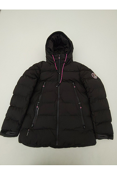 Canadian-peak Černá prošívaná zimní bunda s kapucí Velikost EU 1/S | canadian-peak | obrázek 2