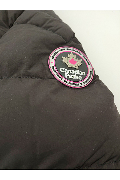 Canadian-peak Černá prošívaná zimní bunda s kapucí Velikost EU 1/S | canadian-peak | obrázek 4
