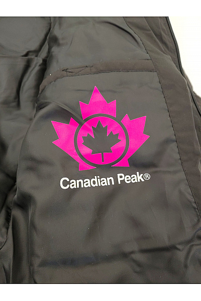 Canadian-peak Černá prošívaná zimní bunda s kapucí Velikost EU 1/S | canadian-peak | obrázek 8