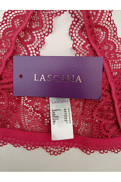 Lasca Červená krajková push up podprsenka se zapínáním vpředu a překříženými zády Velikost EU 85 D | Lasca | obrázek 9