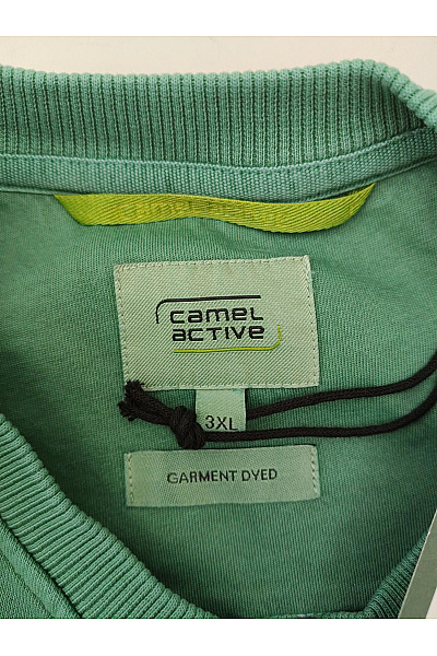 Camel active Pánský bavlněný pulovr khaki basic Velikost 3XL | camel active | obrázek 6