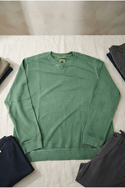 Camel Active Pánský Bavlněný Pulovr Khaki Basic Velikost 3XL