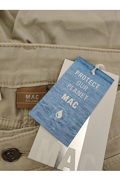 MAC Bavlněné manšestrové kalhoty s kapsami a rozparkem | MAC | obrázek 6