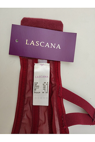 Lasca Červená krajková push up podprsenka se šněrováním Vel. EU 85 E | Lasca | obrázek 7