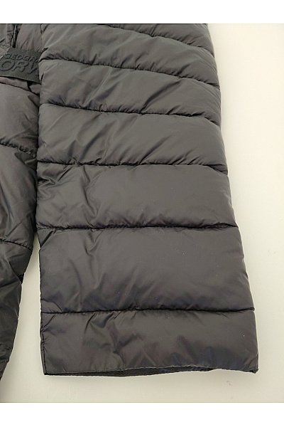 Geographical Norway Černá prošívaná zimní dlouhá bunda s kapucí se zipem Vel. EU 5/XXL | Geographical Norway | obrázek 3