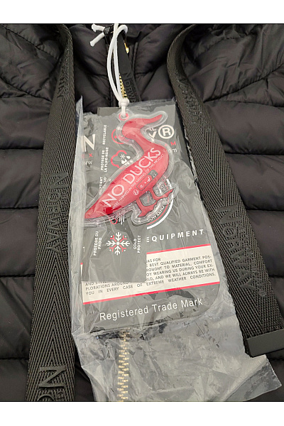 Geographical Norway Černá prošívaná zimní dlouhá bunda s kapucí se zipem Vel. EU 5/XXL | Geographical Norway | obrázek 8