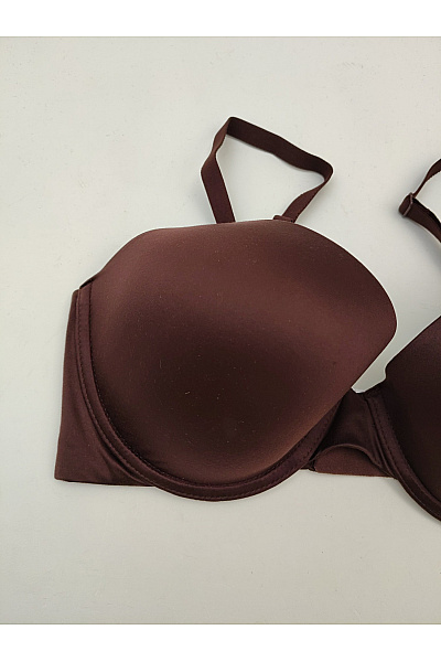 La Senza Hnědá hladká push up podprsenka s kosticemi | La Senza | obrázek 3