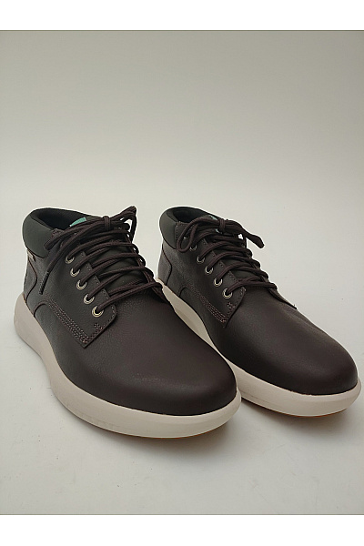 Timberland Pánské kožené kotníkové vycházkové boty šněrovací hnědé | Timberland | obrázek 2
