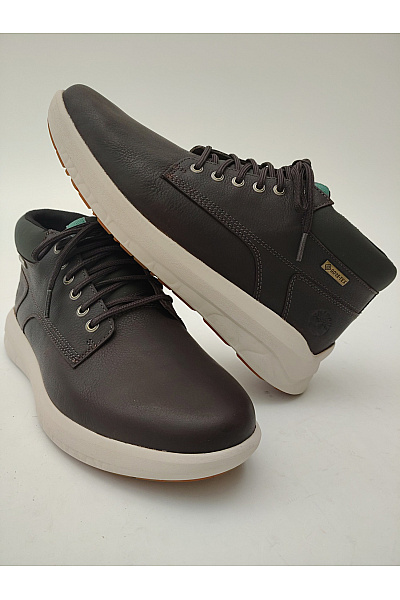 Timberland Pánské kožené kotníkové vycházkové boty šněrovací hnědé | Timberland | obrázek 4