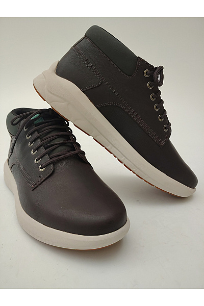 Timberland Pánské kožené kotníkové vycházkové boty šněrovací hnědé | Timberland | obrázek 5