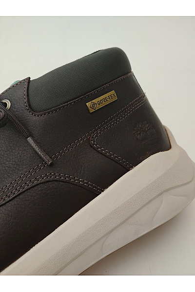 Timberland Pánské kožené kotníkové vycházkové boty šněrovací hnědé | Timberland | obrázek 9